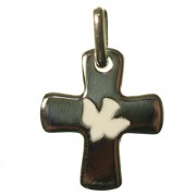 croix-avec-la-colombe-en-argent