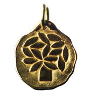 medaille-en-on-arbre-de-vie-moderne