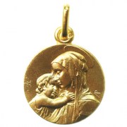 medaille-vierge-de-botticelli-plaque-or